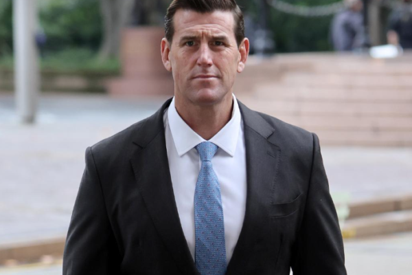 Ben Roberts-Smith pictured arriving at the Federal Court in Sydney in April.
